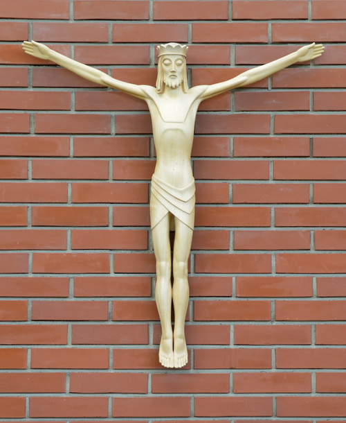 der gekreuzigte Jesus mit Krone / Christk?nig