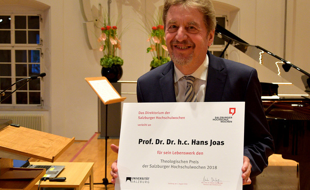 Verleihung des 'Theologischen Preises' an Hans Joas / Henning Klingen / Kathpress