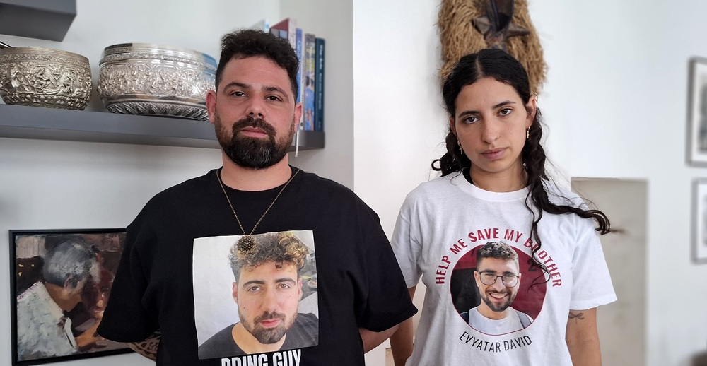Geschwister der Gaza-Geiseln: 'Wir geben nicht auf' / Georg Pulling/Kathpress Geschwister der Gaza-Geiseln: 'Wir geben nicht auf'