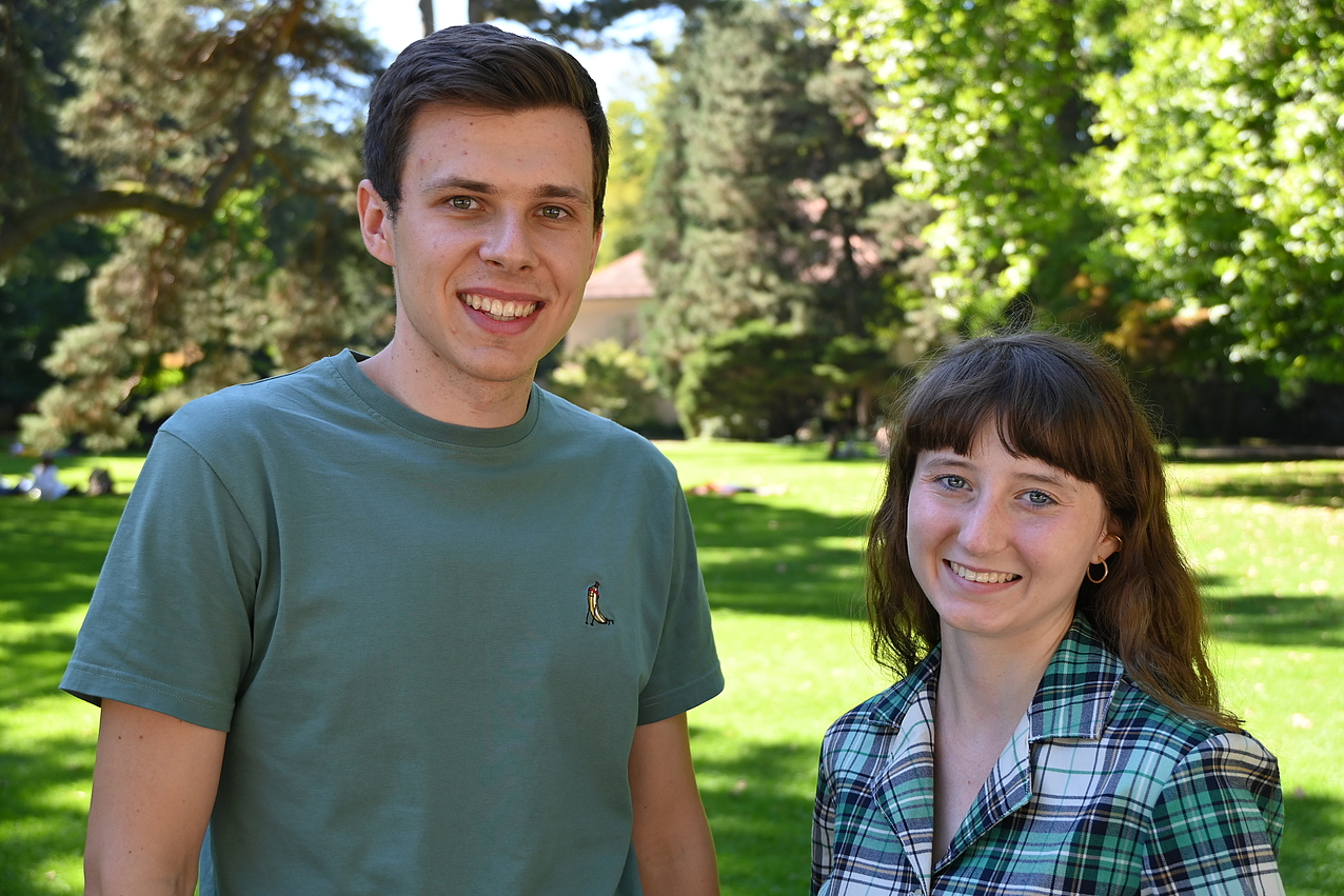 Tobias und Patrizia studieren Katholische Fachtheologie